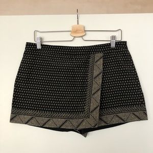 bcbgmaxazria Skort shorts Black/Beige